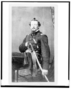 Major Charles S. Cotter, Union officer, Chief of Artillery, full-length portrait, seated, facing front) - from Hoag & Quick's Art Palace, Cincinnati, O LCCN2003673265
