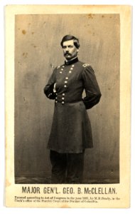 Major Gen'l Geo. B. McClellan - E. & H.T. Anthony (Firm), 501 Broadway, N.Y. LCCN2005683068