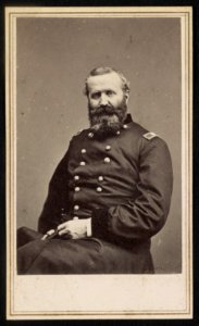 Major General Alexander Hays of 12th Pennsylvania Infantry Regiment and 63rd Pennsylvania Infantry Regiment in uniform) - From photographic negative in Brady's National Portrait Gallery LCCN2016650158