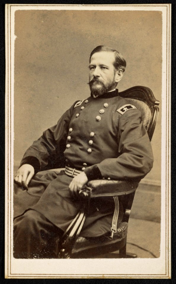 Major General Alfred Pleasonton of Union Army in uniform) - C.D. Fredricks & Co., 587 Broadway, New York ; 108 Calle de la Habana, Habana ; 31 Passage du Havre, Paris LCCN2016649646