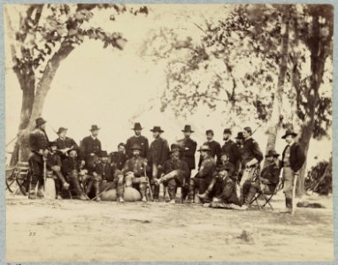Major General A. E. Burnside and staff LCCN2013647582