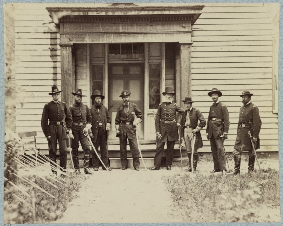 Major General E. V. Sumner and staff LCCN2013647730