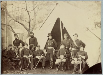 Major General Alfred Pleasonton and staff LCCN2013647723