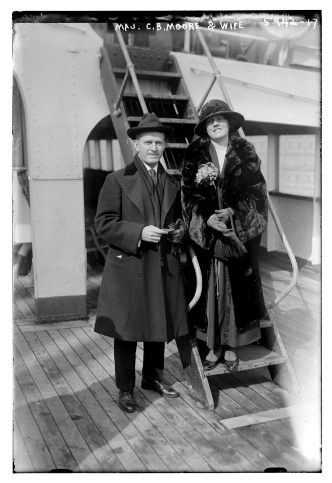 Maj. C.B. Moore and wife LCCN2014715752