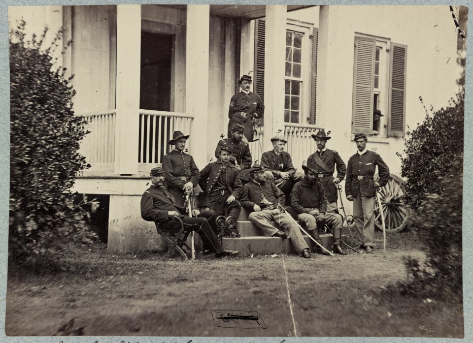 Major General James H. Wilson and staff, City Point, Va., July 1864 LCCN2013647741