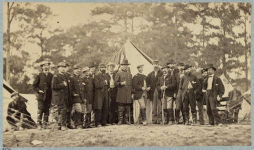 Major General H. G. Wright and staff LCCN2013647740