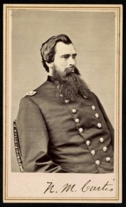 Major General Newton Martin Curtis of Co. G, 16th New York Infantry Regiment and 142nd New York Infantry Regiment in uniform) - From photographic negative in Brady's National Portrait LCCN2016651680