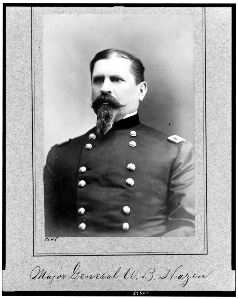 Major General W.B. Hazen, half-length portrait, facing left LCCN91482774