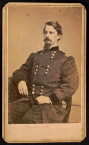 Major General Winfield Scott Hancock of General Staff U.S. Volunteers Infantry Regiment in uniform) - From photographic negative in Brady's National Portrait Gallery LCCN2016646210