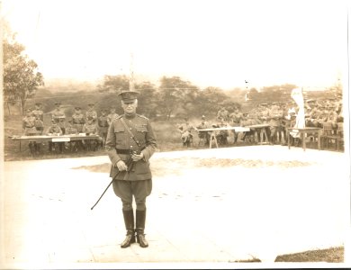 Maj. Gen. Edward Mann Lewis During Exercises