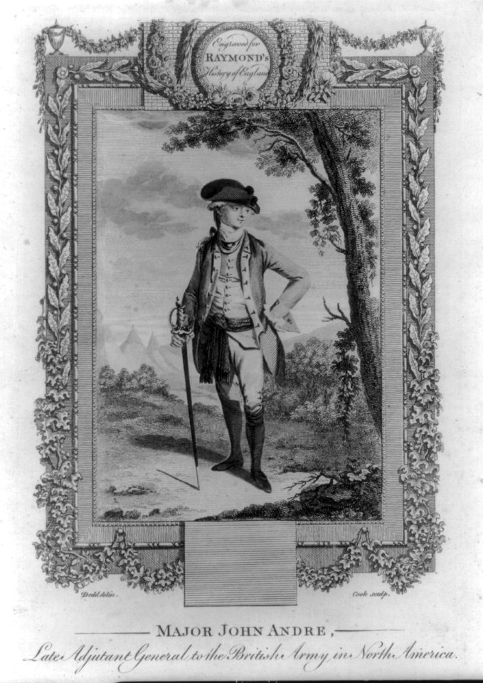 Major John Andre, late Adjutant General of the British army in North America - Dodd delin. ; Cook sculp. LCCN2001696986