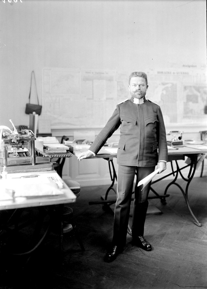 Major Oftinger, Chef der Feldpost - CH-BAR - 3237740