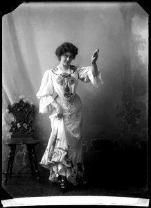 Maja Johansson, actor, undated portrait - SMV - GJ038