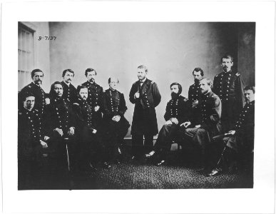 Major G. K. Leet, Assistant Adjutant General, Brevet Major A. Webster, Assistant Quartermaster... - NARA - 530472
