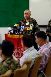 Major General Ameehullah Karim, Afghan National Army, speaks to members of Parliament and Province Representatives (4763806674) photo