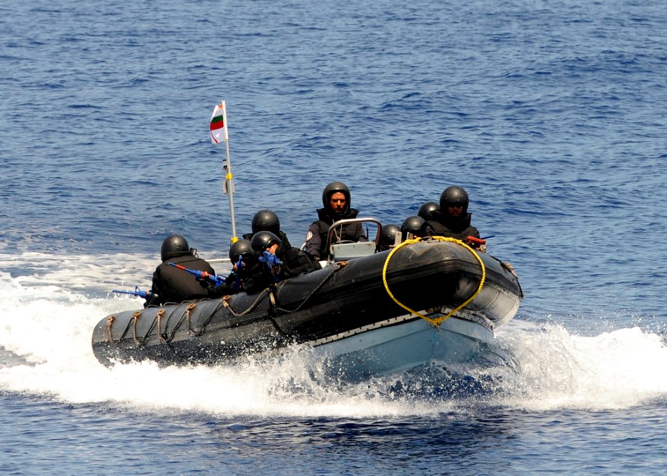 Malabar 2012 INS Ranvijay VBSS team
