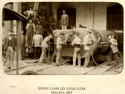 Malaga, Ferrocarriles Andaluces (J David, 1907) - 2 photo