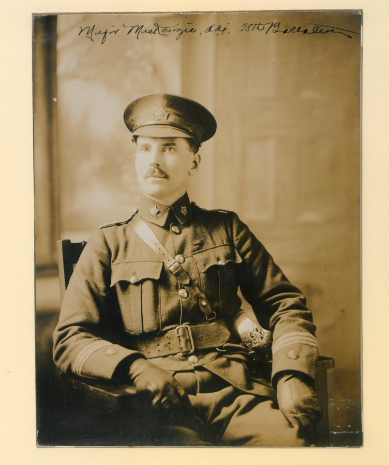 Major McKenzie, Adj 25th Battalion (HS85-10-30085) original