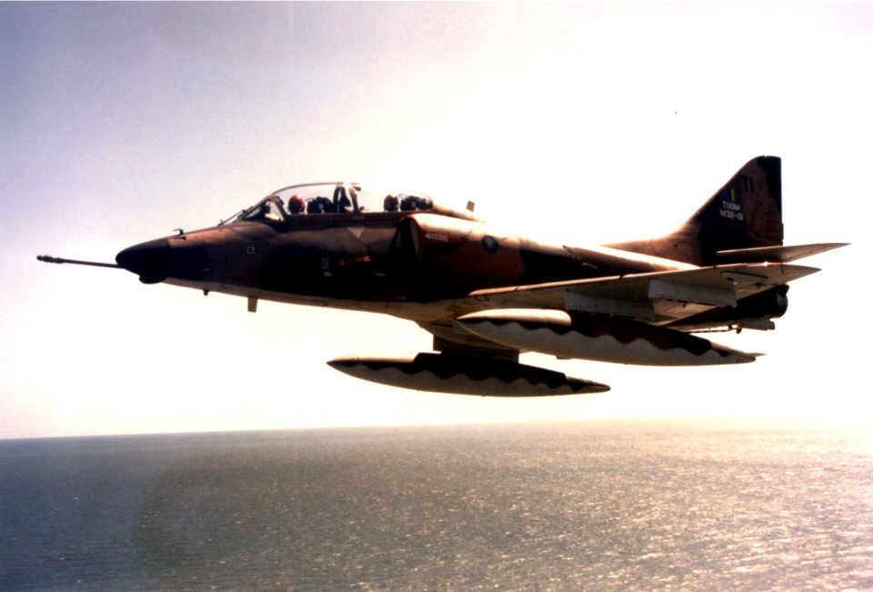 Malaysian TA-4PTM in flight c1985