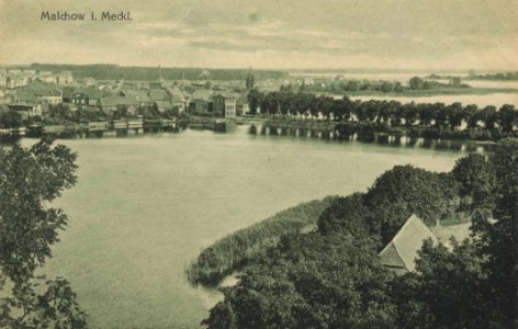 Malchow (Meckl.), Mecklenburg-Vorpommern - Stadtansicht (Zeno Ansichtskarten)