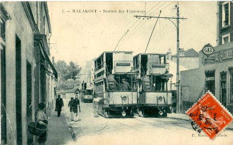 MALAKOFF - Station des Tramways