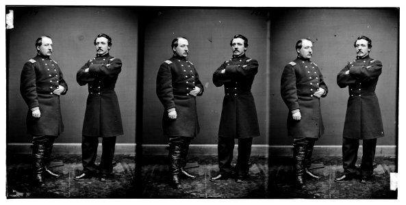 Maj. W. Dwight 2nd Mass Inf. Standing on right see B814-1811 LOC cwpb.04523