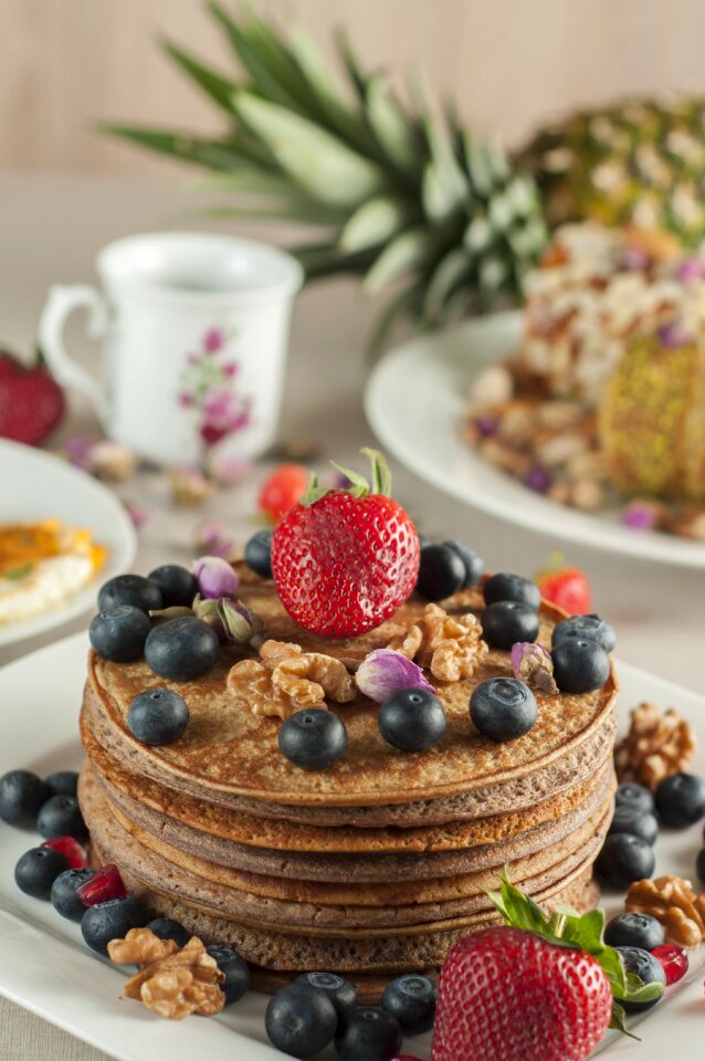 Breakfast food dessert