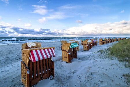 Coast beach bank