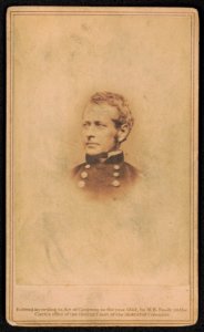 Major General Joseph Hooker of General Staff U.S. Volunteers Infantry Regiment in uniform) - From photographic negative in Brady's National Portrait Gallery LCCN2016646189