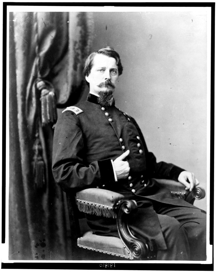 Major General Winfield S. Hancock, three-quarter length portrait, seated, facing front LCCN2002719476