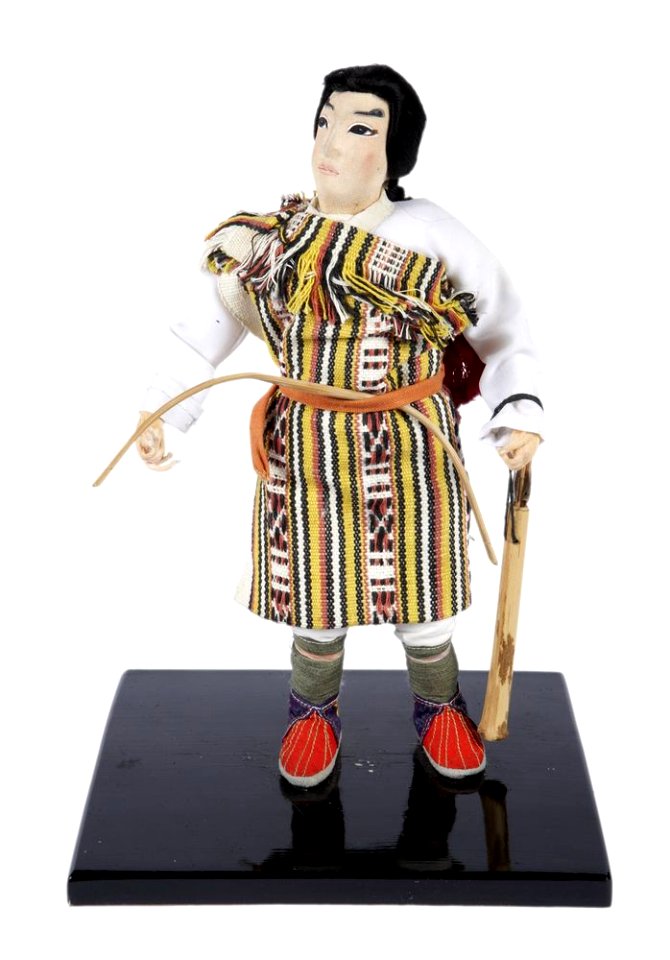 Male Lepcha Doll donated to the US by Hope Cooke, Queen of Sikkim