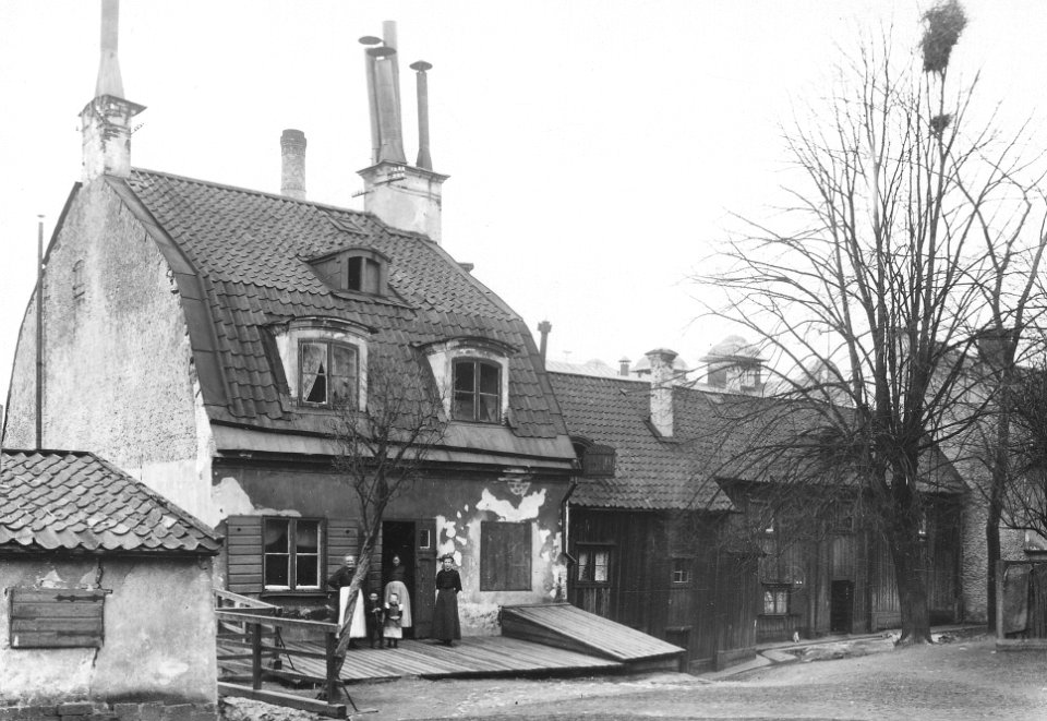 Malmgårdsvägen 59A, B, gårdssidan 1907