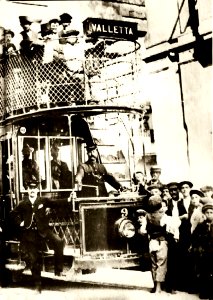 Malta Tramway 1905 inauguration