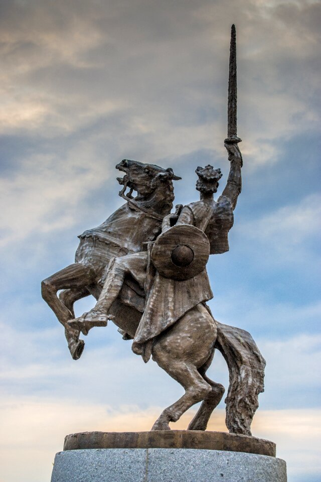 Castle slovakia horse