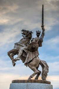 Castle slovakia horse