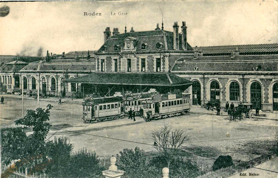 MALZAC - RODEZ - La Gare