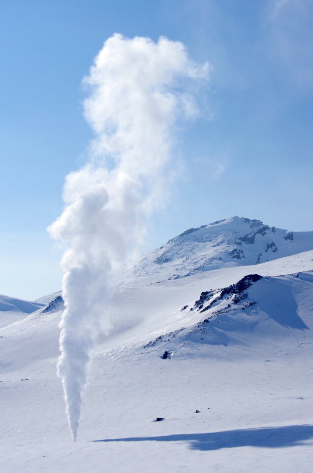 Fumarole well thermal spring