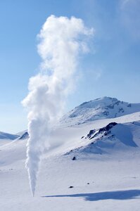 Fumarole well thermal spring