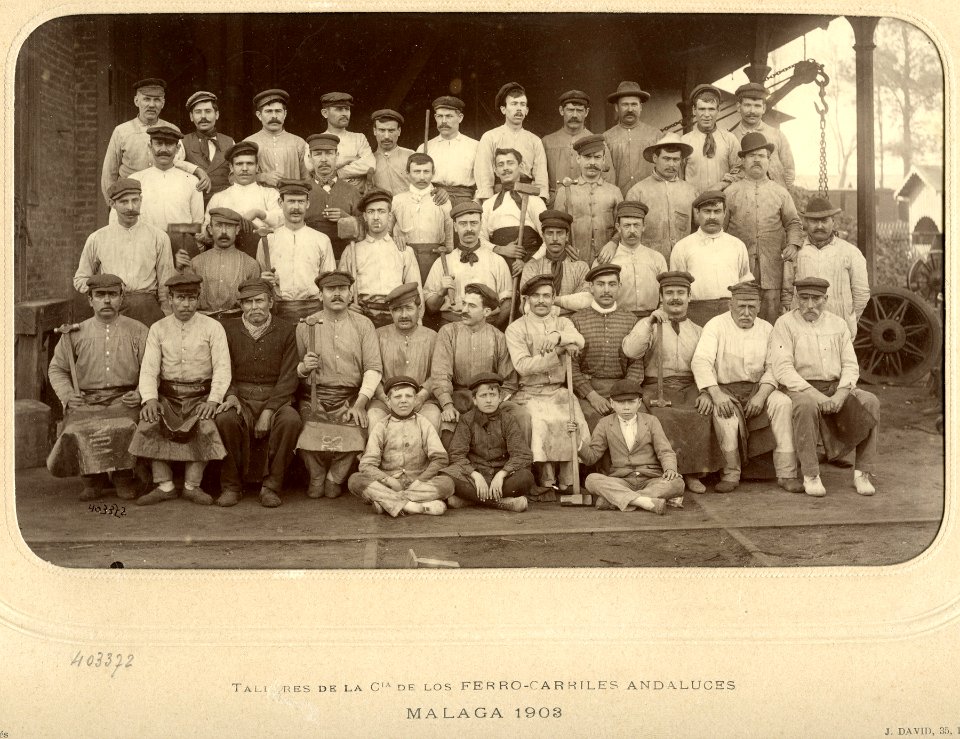 Malaga, Ferrocarriles Andaluces (J David, 1903) - 1