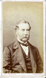Man with walrus moustache by T & J Holroyd (2)