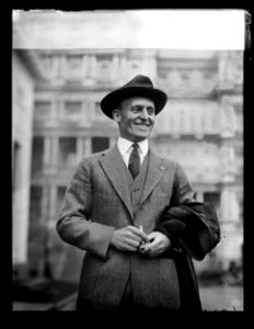 Man at White House. State, War and Navy Building in background. Washington, D.C. LCCN2016891008