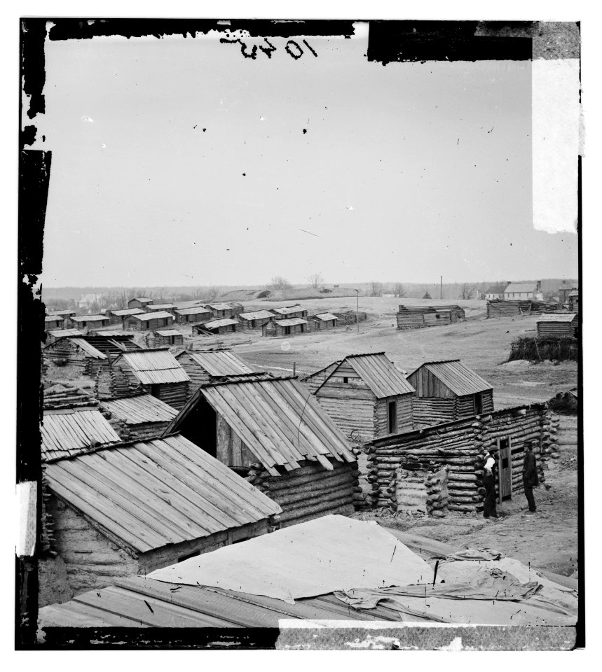 Manassas, Virginia. Confederate winter quarters LOC cwpb.01311