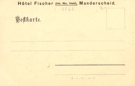 Manderscheid, Rheinland-Pfalz - Niedermanderscheid (back) (Zeno Ansichtskarten)