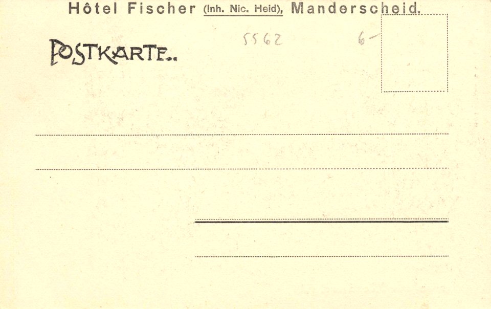 Manderscheid, Rheinland-Pfalz - Stadtansicht mit Burg (back) (Zeno Ansichtskarten)