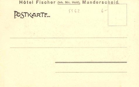 Manderscheid, Rheinland-Pfalz - Stadtansicht mit Burg (back) (Zeno Ansichtskarten)