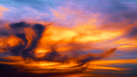 Nature twilight clouds