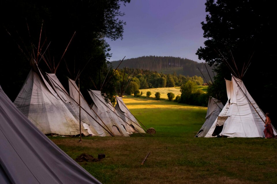 The indians nature camping
