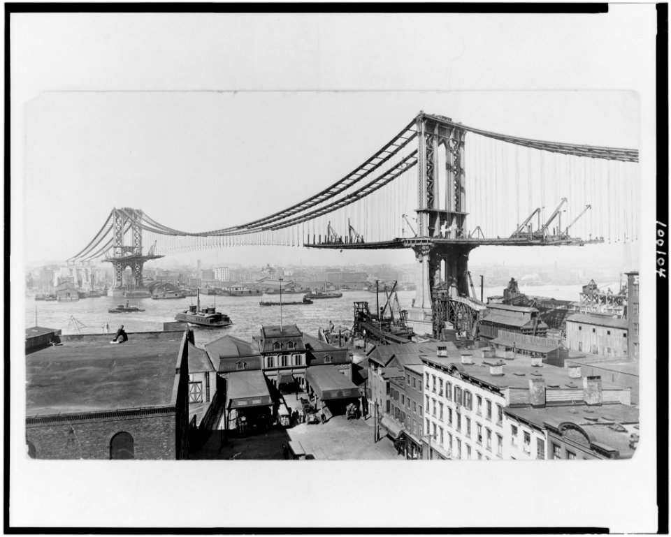 Manhattan Bridge, made March 23rd, 1909 LCCN90710122