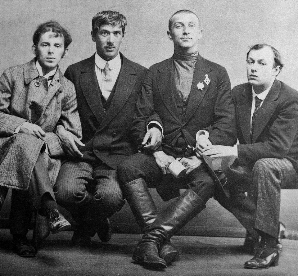 Mandelstam, Cukovsky, Livshiz & Annenkov 1914 Karl Bulla