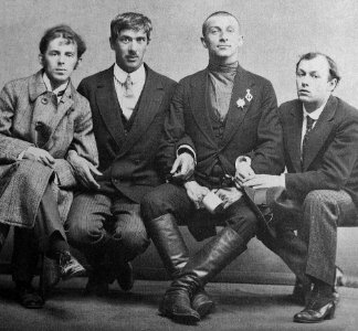 Mandelstam, Cukovsky, Livshiz & Annenkov 1914 Karl Bulla